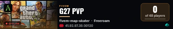 G27 PVP live status badge