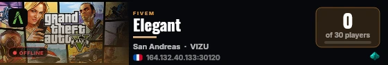 Elegant live status badge
