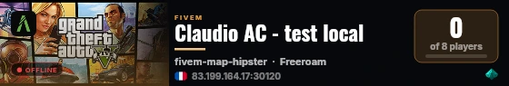 Claudio AC - test local live status badge