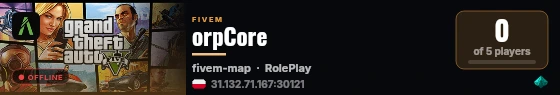orpCore live status badge