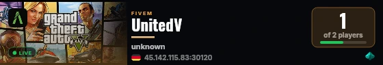 UnitedV live status badge
