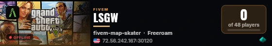 LSGW live status badge