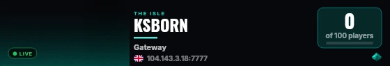 KSBORN live status badge