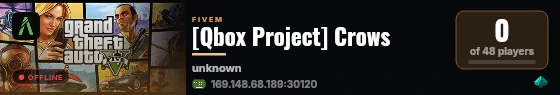 [Qbox Project] Crows live status badge