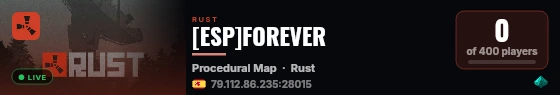 [ESP]FOREVER live status badge