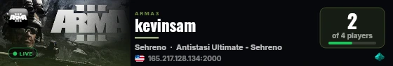 kevinsam live status badge