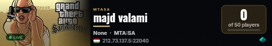 majd valami live status badge