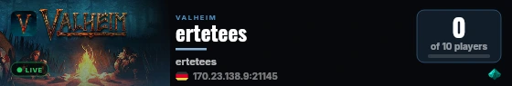 ertetees live status badge