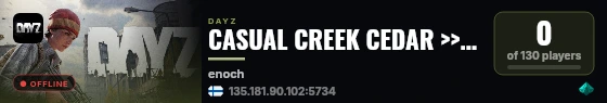 CASUAL CREEK CEDAR >> HIGH FPS >> X10 LOOT >> SAFE HAVEN live status badge