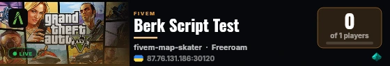 Berk Script Test live status badge