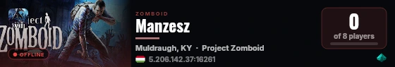 Manzesz live status badge