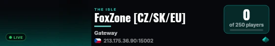 FoxZone [CZ/SK/EU] live status badge