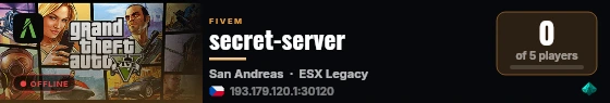 secret-server live status badge