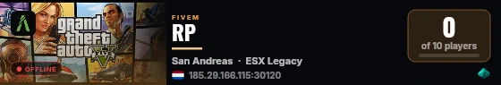 RP live status badge