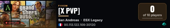 [X PVP] live status badge