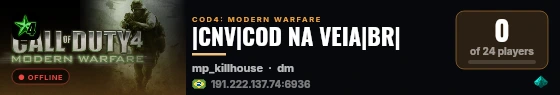 |CNV|COD NA VEIA|BR| live status badge