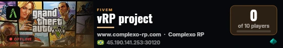 vRP project live status badge