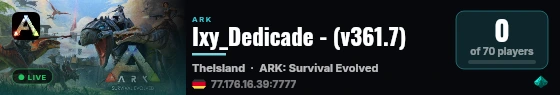 Ixy_Dedicade - (v361.7) live status badge