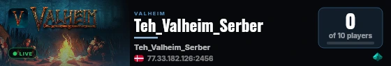 Teh_Valheim_Serber live status badge