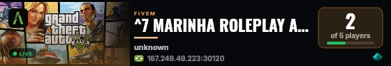 ^7 MARINHA ROLEPLAY ABRIU HOJE + VIP GRÁTIS 😈 live status badge