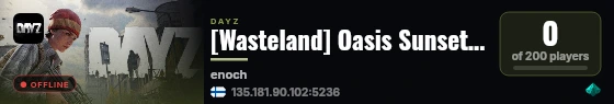 [Wasteland] Oasis Sunset >> Events >> Cars+ >> Чернорусь #2 live status badge