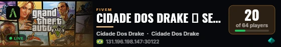 CIDADE DOS DRAKE 🡺 SEASON 2 HOJE 08-SET 🡸 live status badge