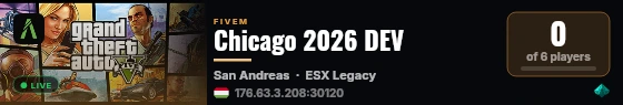 Chicago 2026 DEV live status badge