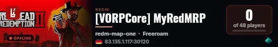 [VORPCore] MyRedMRP live status badge