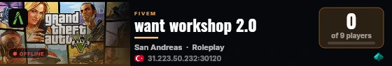 want workshop 2.0 live status badge