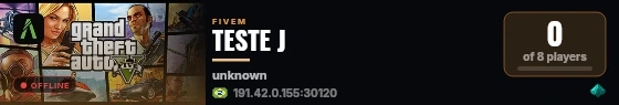 TESTE J  live status badge