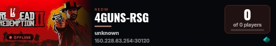 4GUNS-RSG live status badge