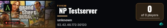  NP Testserver  live status badge