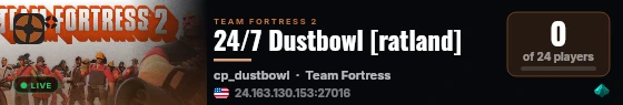 24/7 Dustbowl [ratland] live status badge