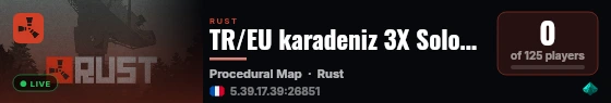 (TR/EU) KaraDeniz 3X Solo/Duo/Trio LOOT+ TP/HOME/KIT live status badge