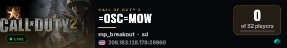 =OSC=MOW live status badge