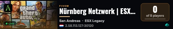 Nürnberg Netzwerk | [ESX Legacy] live status badge