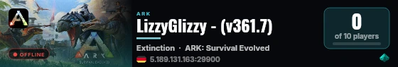 LizzyGlizzy - (v361.7) live status badge