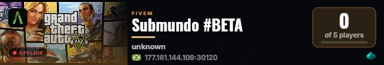 Submundo #BETA live status badge