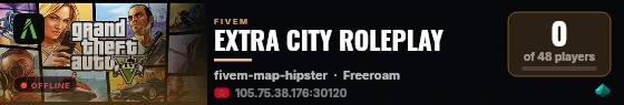 EXTRA CITY ROLEPLAY live status badge