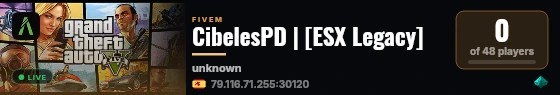 CibelesPD | [ESX Legacy] live status badge
