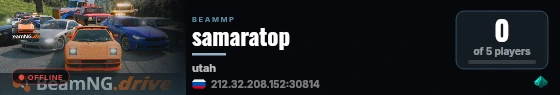 samaratop live status badge