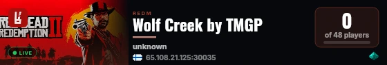 Wolf Creek by TMGP live status badge