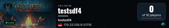 testsdf4 live status badge