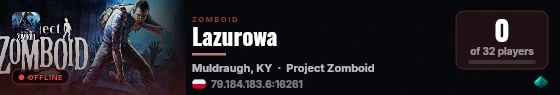 Lazurowa live status badge