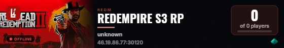 REDEMPIRE S3 RP live status badge