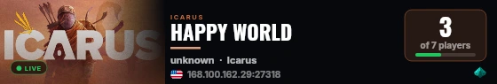 HAPPY WORLD live status badge