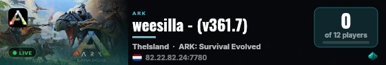 weesilla - (v361.7) live status badge