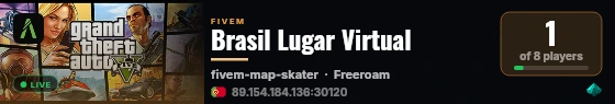 Brasil Lugar Virtual live status badge