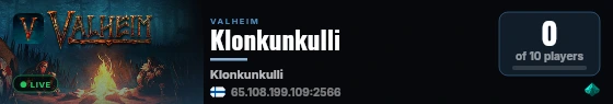 Klonkunkulli live status badge
