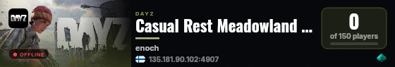 Casual Rest Meadowland | Solo/Duo | Events | Custom Events live status badge